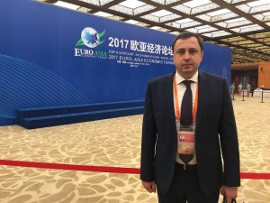 Ярослав Климович на відкритті міжнародного економічного форму в м. Сіань, Китай.